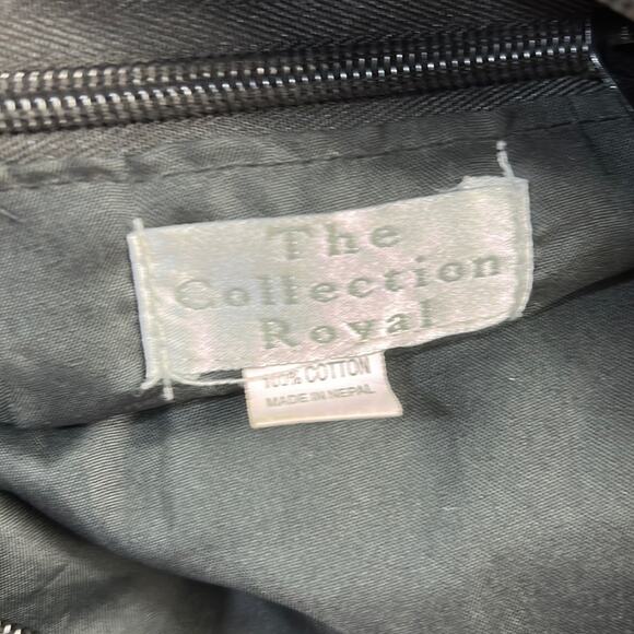 Y2K the Collection Royal Patchwork hobo hippie shoulder bag tote purse - Picture 6 of 9